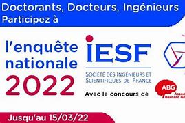 Enquête annuelle IESF : nous comptons sur vous tous pour y répondre !