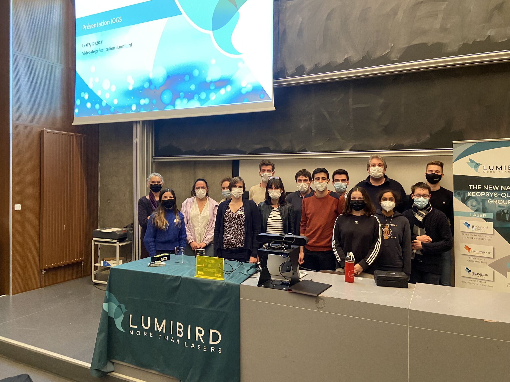 LUMIBIRD, parrain de la promotion 2021 : les Alumni ont partagé leur expérience avec les étudiants